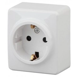 Розетка 1-м ОП Эра Эксперт 11-2203-01 16А IP20 250В 2P+E Schuko бел. Эра Б0020685 Розетка 1-м ОП Эра Эксперт 11-2203-01 16А IP20 250В 2P+E Schuko бел. Эра Б0020685