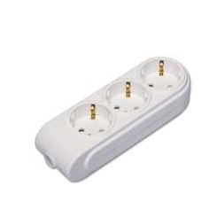 Колодка удлинителя 3-м с заземл. защ. шторки Makel N3210000 Колодка удлинителя 3-м с заземл. защ. шторки Makel N3210000
