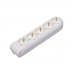 Колодка удлинителя 5-м с заземл. защ. шторки Makel N5210000 Колодка удлинителя 5-м с заземл. защ. шторки Makel N5210000