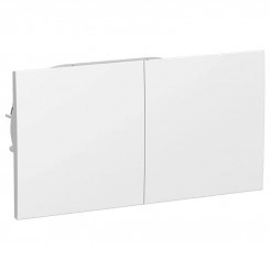 Розетка 2-м СП AtlasDesign 16А IP20 с заземл. защ. шторки со сдвижн. крышкой в сборе бел. SchE ATN000128