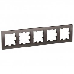 Рамка 5-м AtlasDesign универс. мокко SchE ATN000605 Рамка 5-м AtlasDesign универс. мокко SchE ATN000605