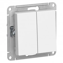 Механизм переключателя проходного 2-кл. СП AtlasDesign 10А IP20 (сх. 6/2) 10AX бел. SchE ATN000165