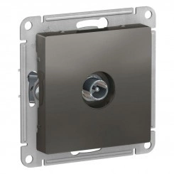 Механизм розетки TV оконечной AtlasDesign 1DB сталь SchE ATN000991 Механизм розетки TV оконечной AtlasDesign 1DB сталь SchE ATN000991