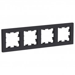 Рамка 4-м AtlasDesign универс. карбон SchE ATN001004 Рамка 4-м AtlasDesign универс. карбон SchE ATN001004