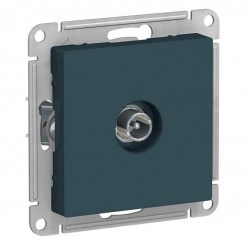Механизм розетки TV оконечной AtlasDesign 1DB изумруд SchE ATN000891 Механизм розетки TV оконечной AtlasDesign 1DB изумруд SchE ATN000891