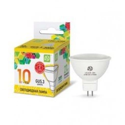 Лампа светодиодная LED-JCDR-std 10Вт 230В GU5.3 3000К 900Лм ASD 4690612015811