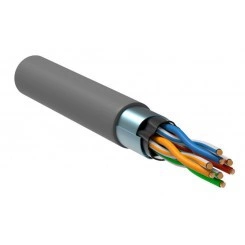 Кабель витая пара F/UTP кат.5e 4х2х24AWG solid CU PVC GENERICA сер. 305м (м) ITK BC1-C5E04-311-305-G