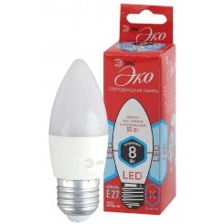 Лампа светодиодная ECO LED B35-8W-840-E27 ЭРА Б0030021 Лампа светодиодная ECO LED B35-8W-840-E27 ЭРА Б0030021