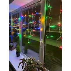 Гирлянда светодиодная "Бахрома" 2мх1м 62LED 24В IP44 мультиколор ( без трансформатора Б0041911) ЭРА Б0041906 Гирлянда светодиодная "Бахрома" 2мх1м 62LED 24В IP44 мультиколор ( без трансформатора Б0041911) ЭРА Б0041906