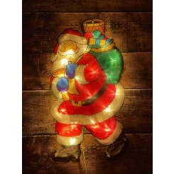 Фигура светодиодная "Дед Мороз" 20LED 220В IP44 ЭРА Б0041938