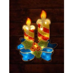 Фигура светодиодная "Свечки" 20LED 220В IP44 ЭРА Б0041939