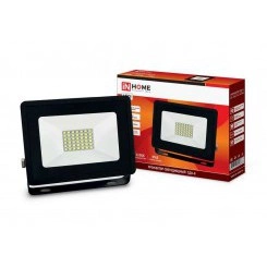 Прожектор светодиодный СДО-8 30Вт 230В 6500К 2850лм IP65 IN HOME 4690612030036 Прожектор светодиодный СДО-8 30Вт 230В 6500К 2850лм IP65 IN HOME 4690612030036