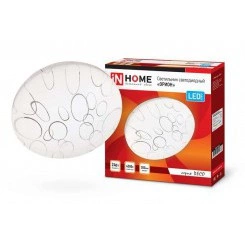 Светильник светодиодный DECO ОРИОН 24Вт 230В 4000К 1560лм 300мм IN HOME 4690612021973 Светильник светодиодный DECO ОРИОН 24Вт 230В 4000К 1560лм 300мм IN HOME 4690612021973