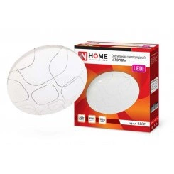 Светильник светодиодный DECO ГЛОРИЯ 24Вт 230В 6500К 1560лм 300мм IN HOME 4690612025094 Светильник светодиодный DECO ГЛОРИЯ 24Вт 230В 6500К 1560лм 300мм IN HOME 4690612025094
