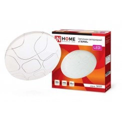 Светильник светодиодный DECO ГЛОРИЯ 36Вт 230В 6500К 2340лм 350мм IN HOME 4690612025117 Светильник светодиодный DECO ГЛОРИЯ 36Вт 230В 6500К 2340лм 350мм IN HOME 4690612025117