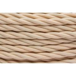 Провод ретро 3х2.5 матов. зол./песочн. (уп.20м) Bironi B1-435-719-20