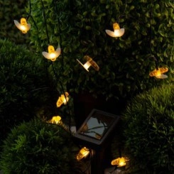 Гирлянда садовая ERASG024-03 ЭРА Пчелки 5.8м солнечная батарея ЭРА Б0044218 Гирлянда садовая ERASG024-03 ЭРА Пчелки 5.8м солнечная батарея ЭРА Б0044218