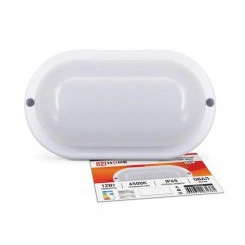 Светильник светодиодный СПП-ОВАЛ 12Вт 230В 6500К 960Лм IP65 герметичный IN HOME 4690612031361 Светильник светодиодный СПП-ОВАЛ 12Вт 230В 6500К 960Лм IP65 герметичный IN HOME 4690612031361