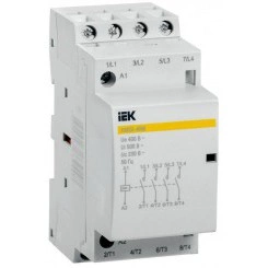 Контактор модульный КМ20-40М AC IEK MKK11-20-40