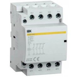 Контактор модульный КМ25-40М AC/DC IEK MKK21-25-40