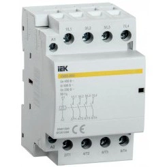 Контактор модульный КМ63-40М AC/DC IEK MKK21-63-40 Контактор модульный КМ63-40М AC/DC IEK MKK21-63-40