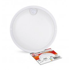 Светильник светодиодный герметичный СПП-Д-КРУГ 12Вт 230В 6500К 960Лм с датч. движ. IP65 IN HOME 4690612032818 Светильник светодиодный герметичный СПП-Д-КРУГ 12Вт 230В 6500К 960Лм с датч. движ. IP65 IN HOME 4690612032818