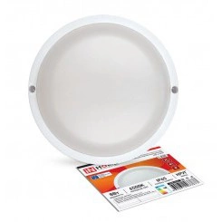 Светильник светодиодный герметичный СПП-А-КРУГ 8Вт 230В 6500К 640лм с оптико-акустическим датч. IP65 IN HOME 4690612033877 Светильник светодиодный герметичный СПП-А-КРУГ 8Вт 230В 6500К 640лм с оптико-акустическим датч. IP65 IN HOME 4690612033877