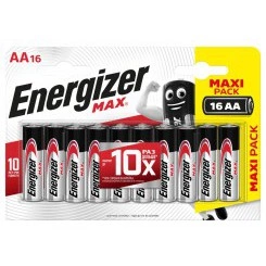 Элемент питания алкалиновый ENR MAX AA FSB16 RU (блист.16шт) Energizer E301533101