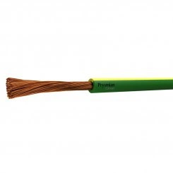 Провод ПУГВнг(А)-LS 1х0.5 Ж/З (бухта) (м) РЭК-PRYSMIAN 0501010301