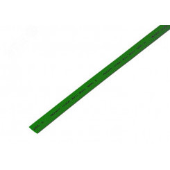 Термоусаживаемая трубка 8,0 4,0 мм, зеленая, упаковка 50 шт. по 1 м
