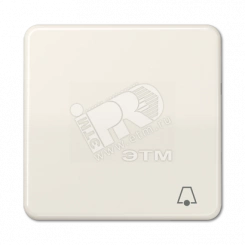 Клавиша с символом  звонок   слоновая кость