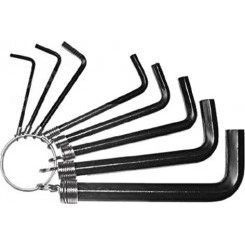 Ключи шестигранные на кольце 8 шт (1.5-6 мм) Ключи шестигранные на кольце 8 шт (1.5-6 мм)