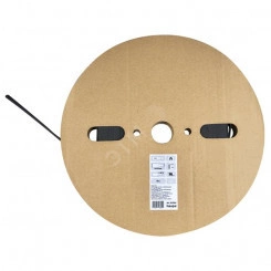 Трубка термоусадочная 2: 1, чёрная, 26-12,5 мм 25 м Трубка термоусадочная 2: 1, чёрная, 26-12,5 мм 25 м