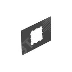 Крышка для напольного бокса Telitank на 1 устройство EK 110x77 мм (ПВХ, черный)