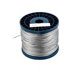 Трос 1,0мм стальной оцинкованный (500м) Трос 1,0мм стальной оцинкованный (500м)