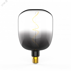 Лампа светодиодная LED 5 Вт 200 Лм 1800К теплая Е27 V140 black-clear flexible Filament Gauss