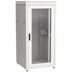Шкаф сетевой 19' LINEA N 33U 800х800мм стеклянная передняя дверь задняя металлическая серый Шкаф сетевой 19' LINEA N 33U 800х800мм стеклянная передняя дверь задняя металлическая серый