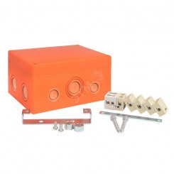 Коробка распаячная огнестойкая (176х126х74) 5 кк/1,5-10мм?/12 мв IP66 EKF PROxima Коробка распаячная огнестойкая (176х126х74) 5 кк/1,5-10мм?/12 мв IP66 EKF PROxima