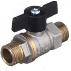 Кран шаровой 11Б27П1 Ду25 А32/1 НН бабочка никель PN40