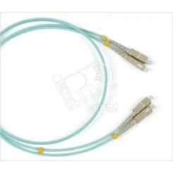 Патч-корд волоконно-оптический (шнур) MM 50/125(OM3) LC-ST duplex LSZH (2м) Патч-корд волоконно-оптический (шнур) MM 50/125(OM3) LC-ST duplex LSZH (2м)