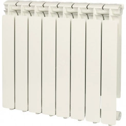 Радиатор алюминиевый секционный 500/80/8 боковое подключение