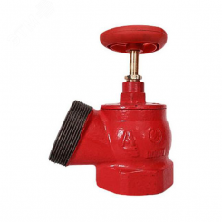 Клапан пожарный чугунный КПЧ 50-1 Ду50 Ру16 муфта-резьб 125 гр