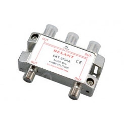 Делитель ТВ х 4 под F разъём 5-2500 МГц ''СПУТНИК''