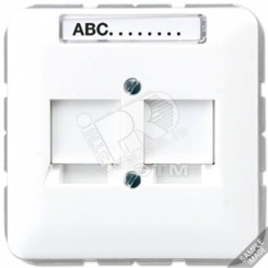 Крышка для 2-х модульных гнезд AMP 5KAT  светло-серая