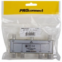 Делитель ТВ х 6 под F разъём 5-1000 МГц PROCONNECT