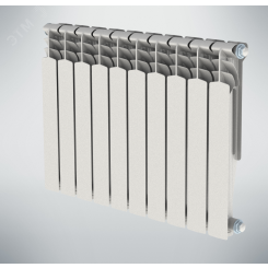 Радиатор алюминиевый секционный 500/100/10 боковое подключение