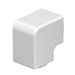 Крышка плоского угла кабельного канала WDK 40x40 мм (ПВХ, белый) Крышка плоского угла кабельного канала WDK 40x40 мм (ПВХ, белый)