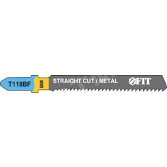Полотна по металлу, Bimetal, фрезерованные, волнистые зубья, 76/51/2 мм (T118BF), 2 шт