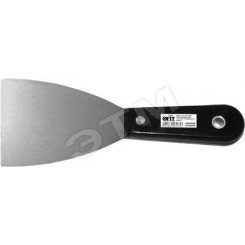 Шпатель с пластиковой ручкой полированный 3'' (75 мм)