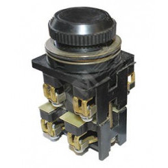 Выключатель кнопочный ВК30-10-22110-40 У2, черный, 2з+2р, IP40, 10А. 660В